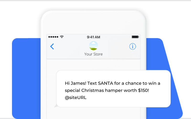 Christmas marketing SMS