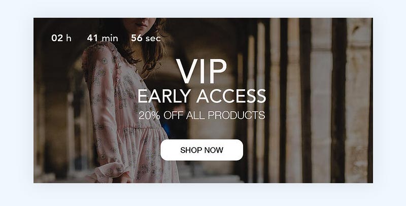 Example of how to retain eCommerce customers with VIP programs
