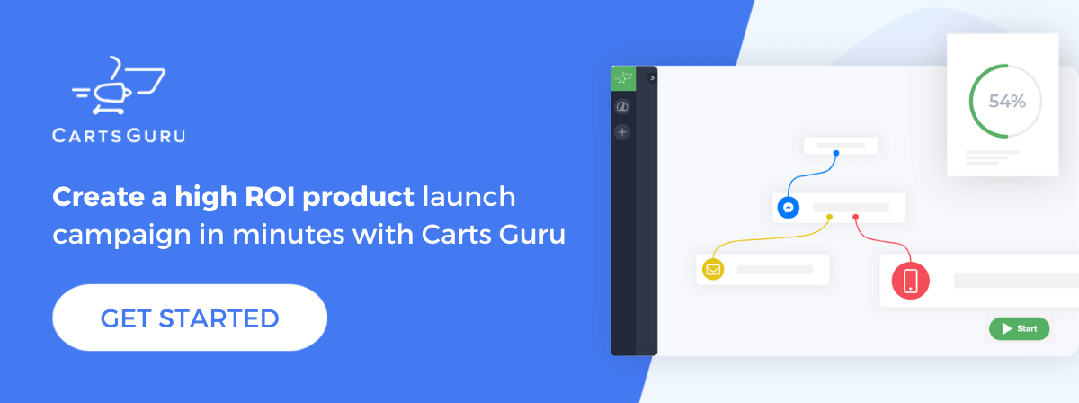 eCommerce product launch CTA